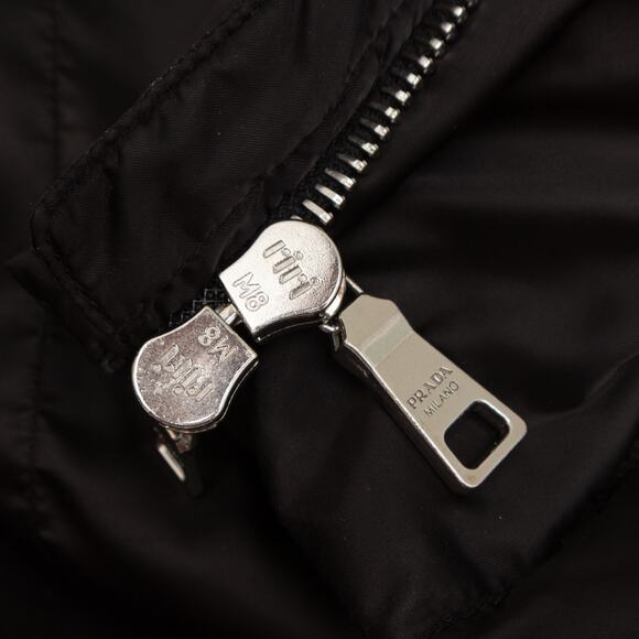 PRADA Sport Vintage Y2K Nylon Down Puffer Jacket Black Sz: 42 - US 6 - M - Picture 12 of 15